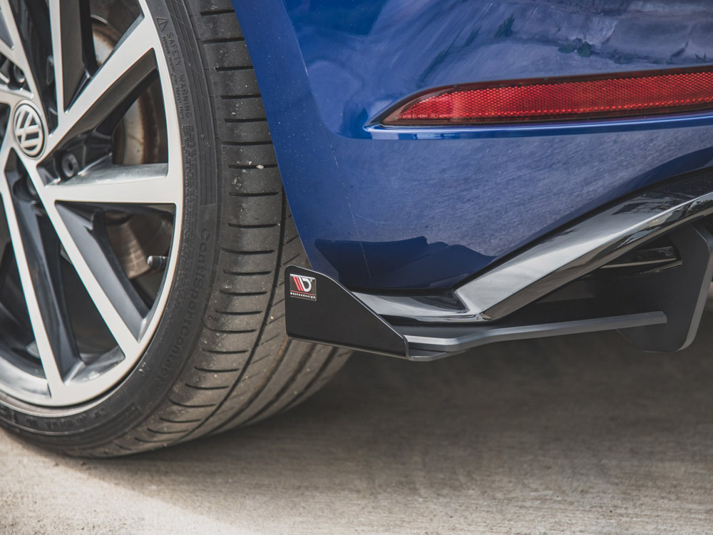 Maxton street pro rear side splitters + flaps volkswagen golf r mk7 facelift models 2 Maxton street pro rear side splitters + flaps volkswagen golf r mk7 facelift models - image 2