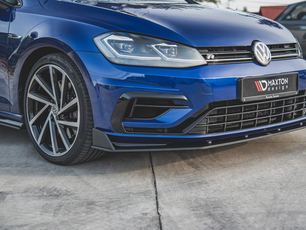 Maxton street pro front splitter v2 volkswagen golf r/r-line mk7 facelift models 3 Maxton street pro front splitter v2 volkswagen golf r/r-line mk7 facelift models - image 3