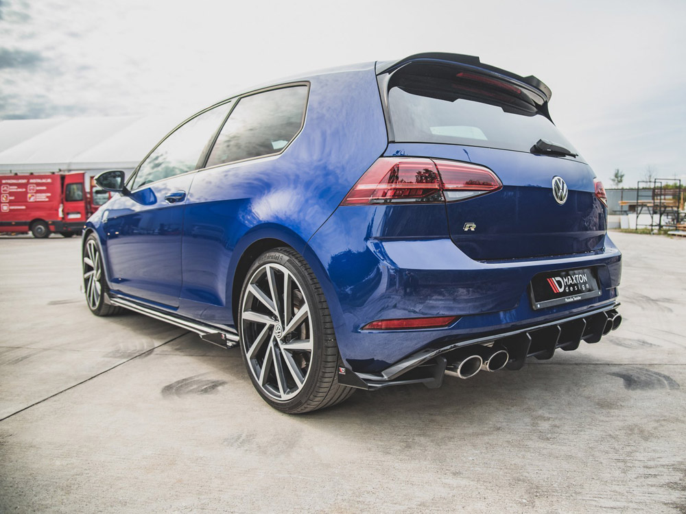 Maxton street pro rear side splitters + flaps volkswagen golf r mk7 facelift models 3 Maxton street pro rear side splitters + flaps volkswagen golf r mk7 facelift models - image 3