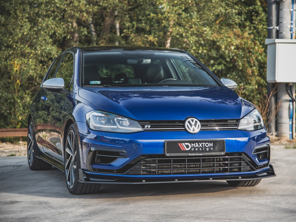 Maxton street pro front splitter v2 volkswagen golf r/r-line mk7 facelift models 2 Maxton street pro front splitter v2 volkswagen golf r/r-line mk7 facelift models - image 2