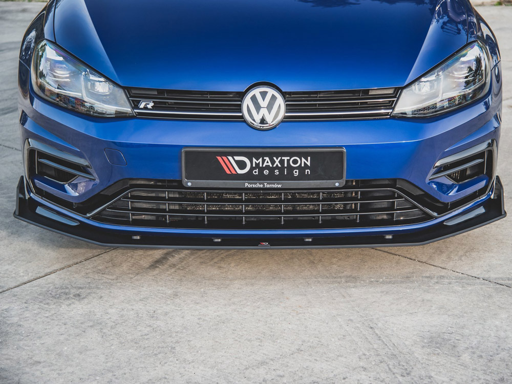 Maxton street pro front splitter v2 volkswagen golf r/r-line mk7 facelift models 4 Maxton street pro front splitter v2 volkswagen golf r/r-line mk7 facelift models - image 4