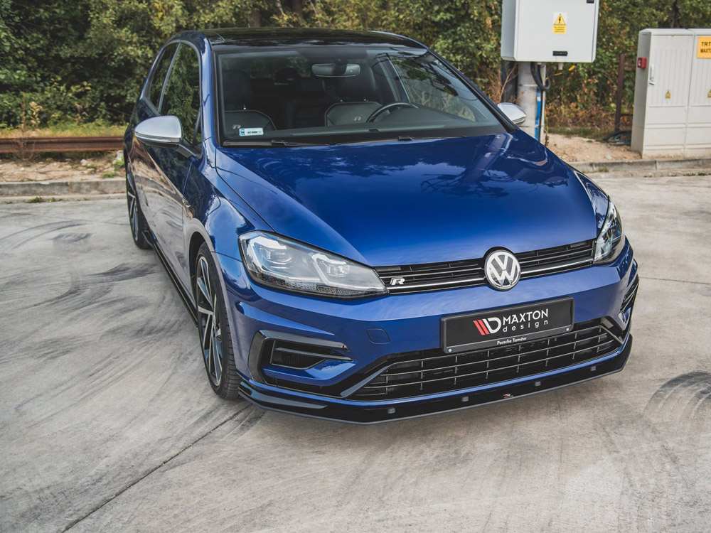 Maxton street pro front splitter volkswagen golf r/r-line mk7 facelift models 2 Maxton street pro front splitter volkswagen golf r/r-line mk7 facelift models - image 2