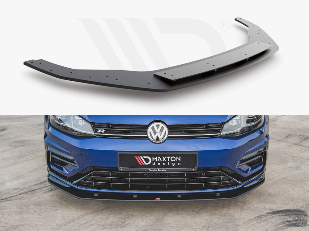 Maxton street pro front splitter volkswagen golf r/r-line mk7 facelift models 1 Maxton street pro front splitter volkswagen golf r/r-line mk7 facelift models