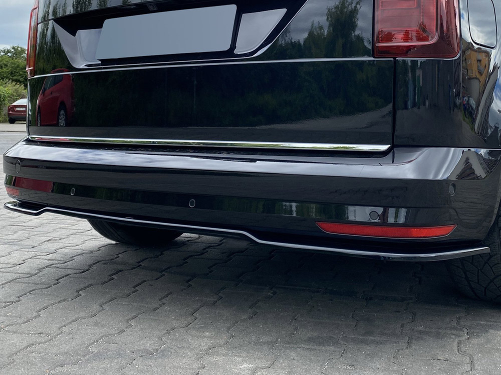 Maxton central rear splitter volkswagen caddy mk4 2 Maxton central rear splitter volkswagen caddy mk4 - image 2
