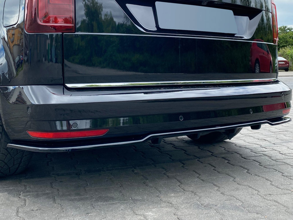 Maxton rear splitter (vertical bars) volkswagen caddy mk4 2 Maxton rear splitter (vertical bars) volkswagen caddy mk4 - image 2