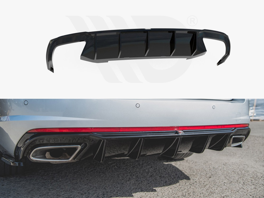 Maxton rear valance v2 skoda octavia rs mk3 / mk3 facelift models hatchback / estate (diesel) 1 Maxton rear valance v2 skoda octavia rs mk3 / mk3 facelift models hatchback / estate (diesel)