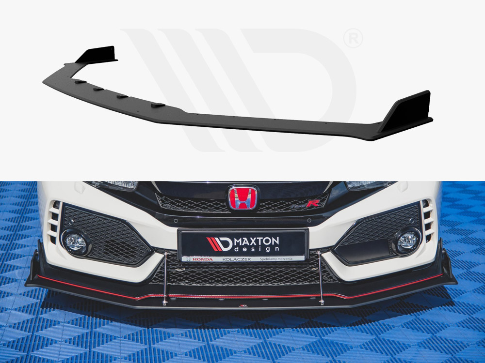Maxton street pro front splitter honda civic mk10 type-r 1 Maxton street pro front splitter honda civic mk10 type-r