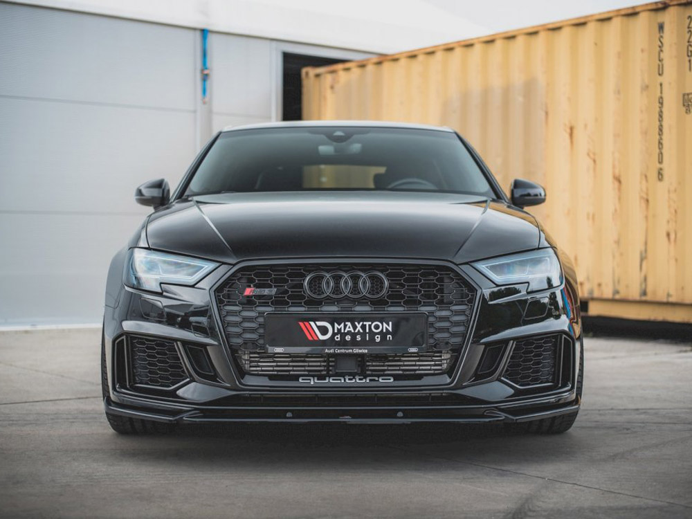 Maxton front splitter v4 audi rs3 8v facelift models (2017+) 2 Maxton front splitter v4 audi rs3 8v facelift models (2017+) - image 2