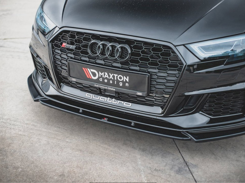 Maxton front splitter v4 audi rs3 8v facelift models (2017+) 3 Maxton front splitter v4 audi rs3 8v facelift models (2017+) - image 3