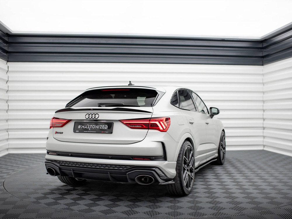 Maxton spoiler cap audi rsq3/q3 s-line sportback f3 2 Maxton spoiler cap audi rsq3/q3 s-line sportback f3 - image 2