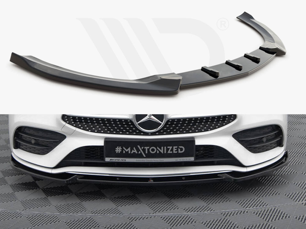 Maxton front splitter v2 mercedes-benz cla a35 amg/amg-line c118 1 Maxton front splitter v2 mercedes-benz cla a35 amg/amg-line c118
