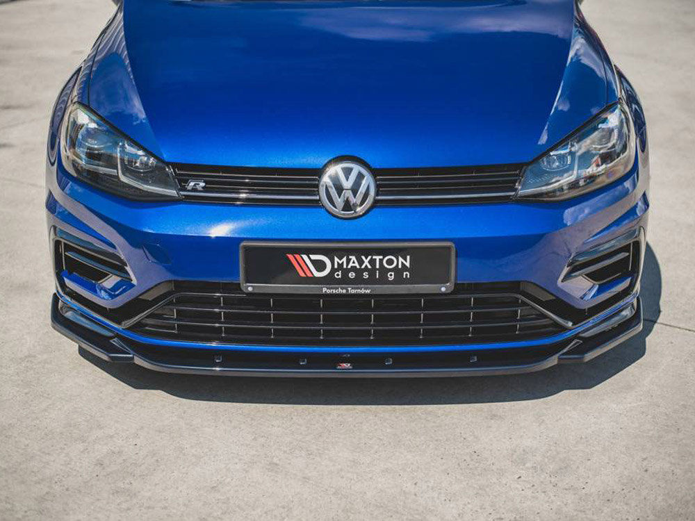 Maxton front splitter v9 volkswagen golf r/r-line mk7 (facelift models) 2 Maxton front splitter v9 volkswagen golf r/r-line mk7 (facelift models) - image 2