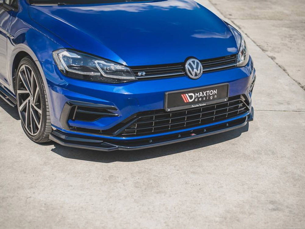 Maxton front splitter v9 volkswagen golf r/r-line mk7 (facelift models) 4 Maxton front splitter v9 volkswagen golf r/r-line mk7 (facelift models) - image 4