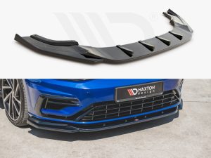 Maxton Front Splitter V9 Volkswagen Golf R/R-Line Mk7 (Facelift Models)