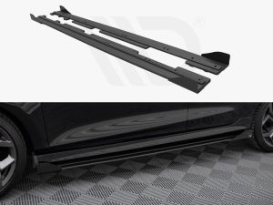 Maxton Street Pro Side Skirts Diffusers + Flaps Ford Fiesta ST/ST-Line Mk8