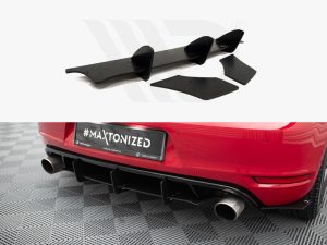Maxton Rear Diffuser & Rear Side Splitters VW Golf Mk6 GTI / 35th Anniversary