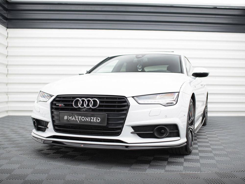 Maxton front splitter audi s7 / a7 s-line c7 facelift models 2 Maxton front splitter audi s7 / a7 s-line c7 facelift models - image 2