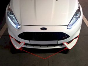 Maxton Front Bumper Spoilers Ford Fiesta Mk7 ST (2013-2017)
