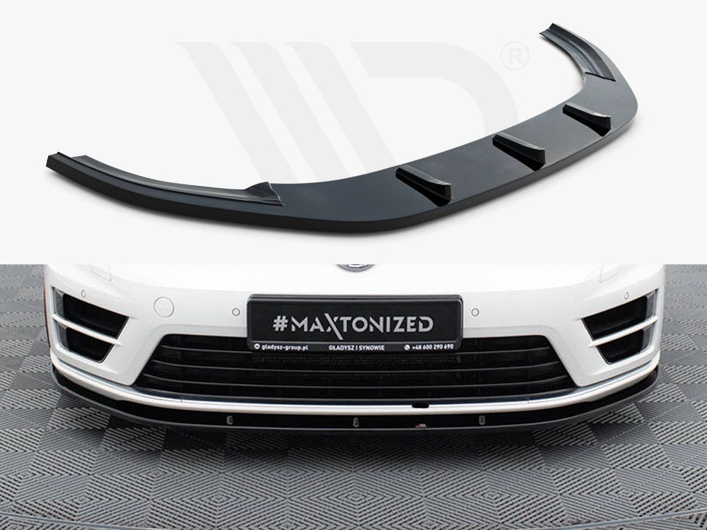 Maxton front splitter v1 vw golf r/r-line mk7 1 Maxton front splitter v1 vw golf r/r-line mk7