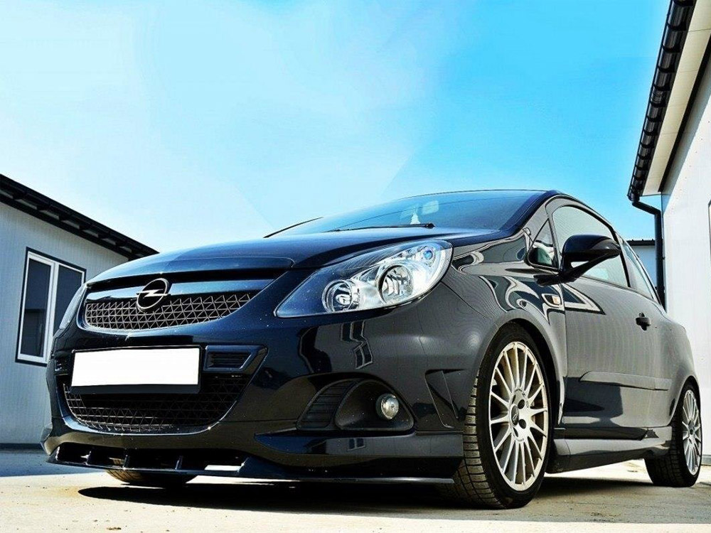 Maxton front splitter opel corsa d (for opc/vxr bumper) 2 Maxton front splitter opel corsa d (for opc/vxr bumper) - image 2
