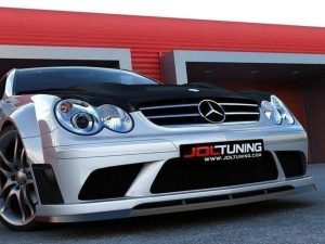 Maxton Front Splitter Mercedes CLK W209 (For ME-CLK-209-BLACK-F1 Bumper)