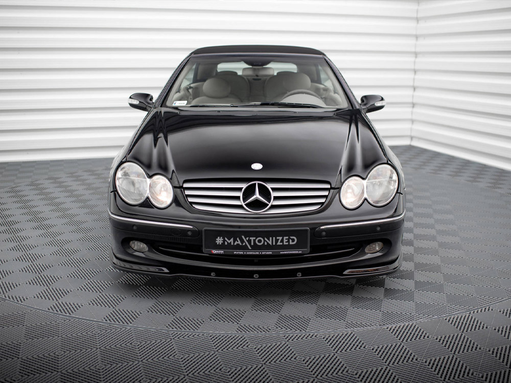 Maxton front splitter v1 mercedes clk w209 for standard version 3 Maxton front splitter v1 mercedes clk w209 for standard version - image 3