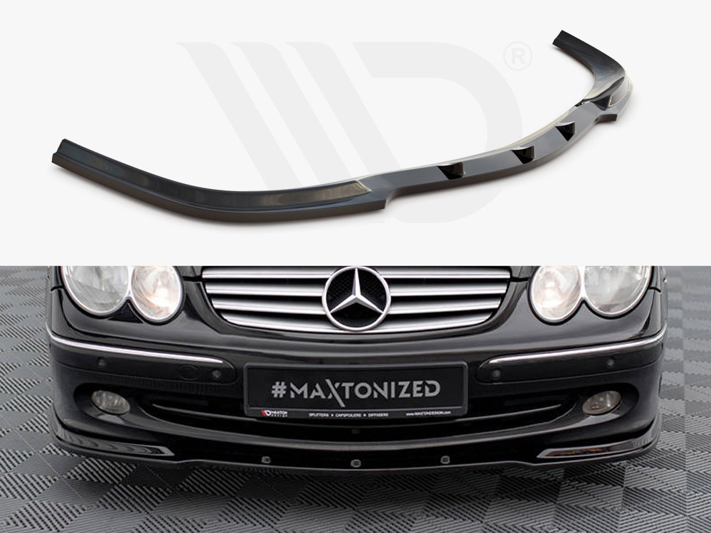 Maxton front splitter v1 mercedes clk w209 for standard version 1 Maxton front splitter v1 mercedes clk w209 for standard version