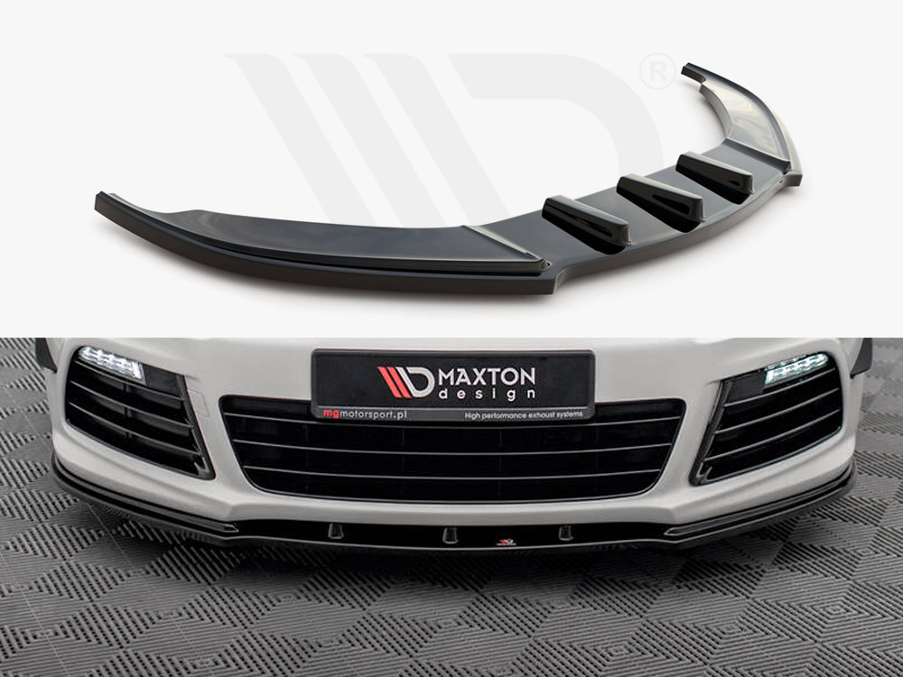 Maxton front splitter v1 volkswagen scirocco r mk3 1 Maxton front splitter v1 volkswagen scirocco r mk3