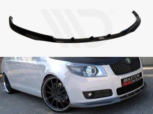 Maxton Front Splitter Skoda Fabia Mk2 (Preface Model
