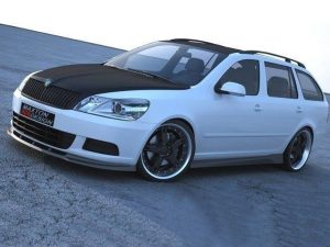 Maxton Front Splitter Skoda Octavia Mk2 (Facelift Models)