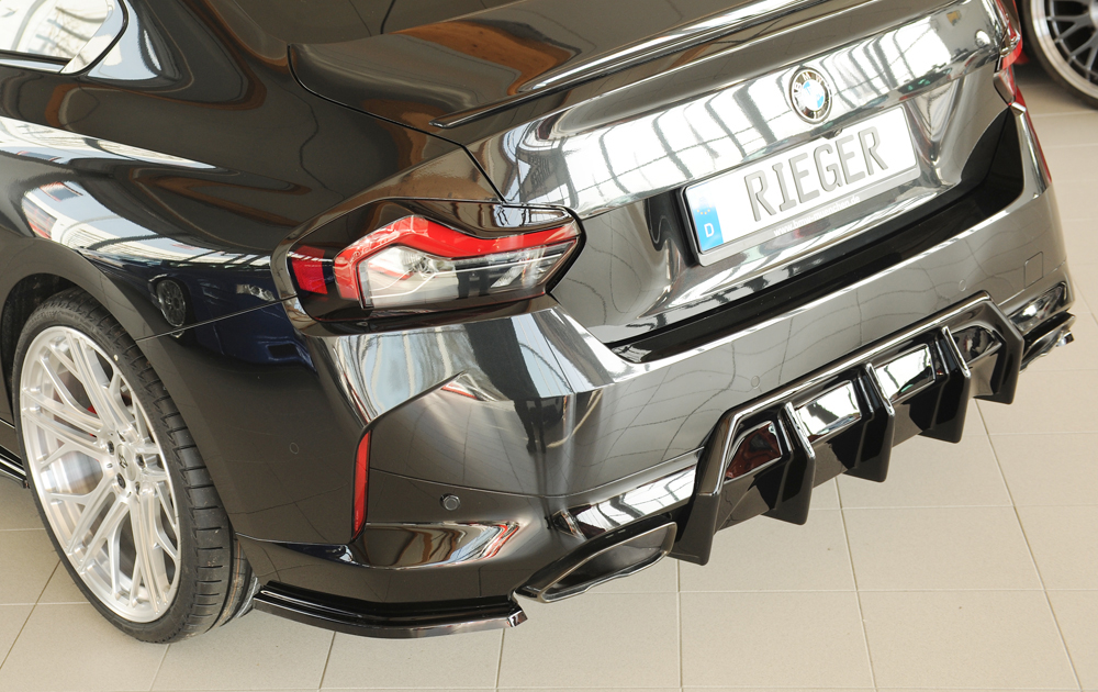 Rieger bmw 2 series m240i (g42) rear side splitters 4 Rieger bmw 2 series m240i (g42) rear side splitters - image 4