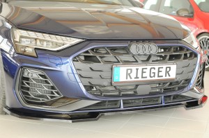 Rieger Audi S3/A3 S-Line 8Y Facelift Front Splitter