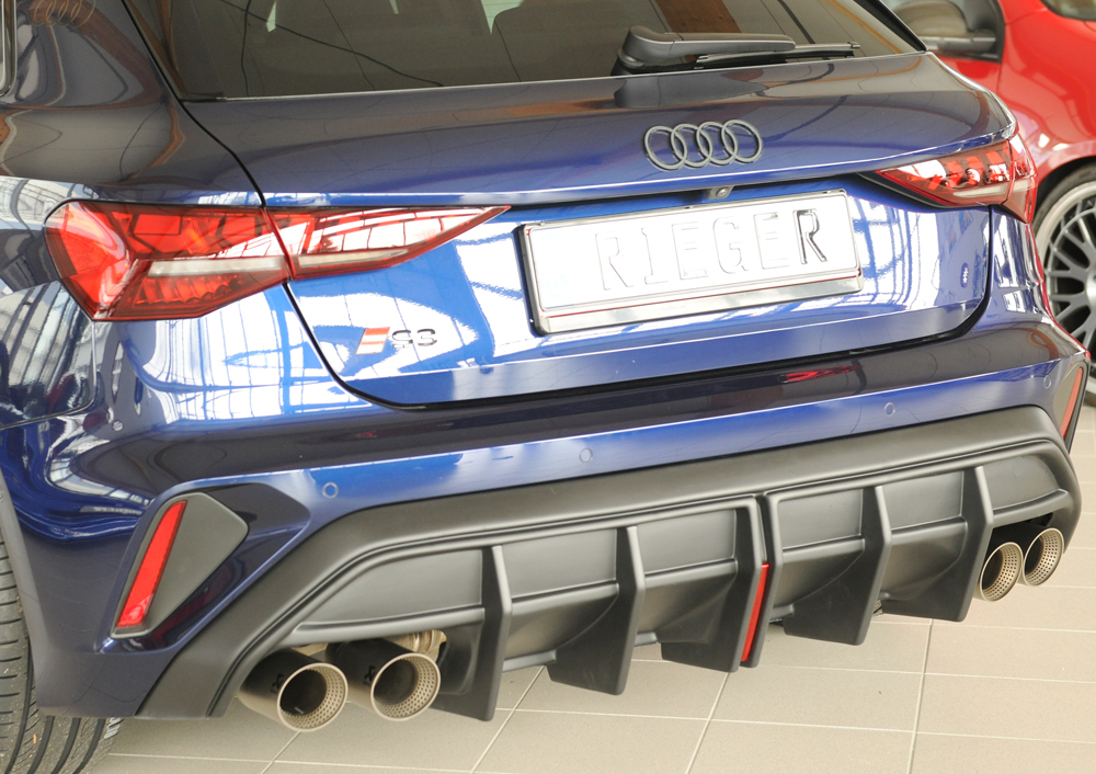 Rieger audi s3 (8y) facelift rear diffuser 2 Rieger audi s3 (8y) facelift rear diffuser - image 2