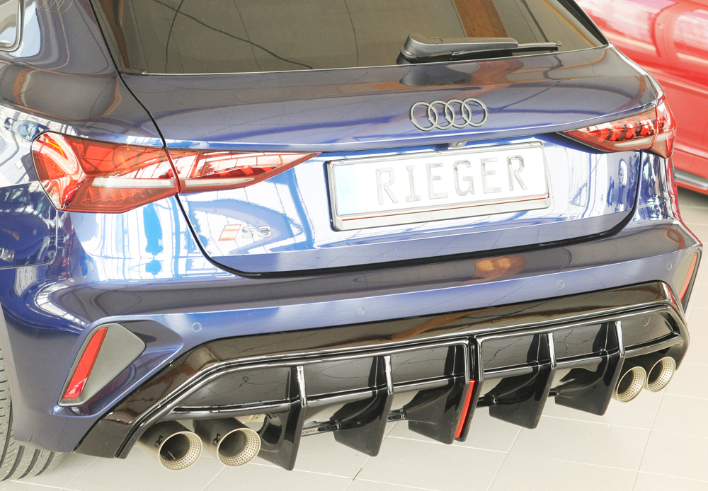 Rieger audi s3 (8y) facelift rear diffuser 7 Rieger audi s3 (8y) facelift rear diffuser - image 7