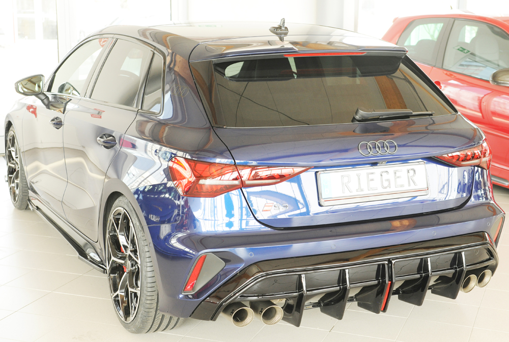 Rieger audi s3 (8y) facelift rear diffuser 6 Rieger audi s3 (8y) facelift rear diffuser - image 6