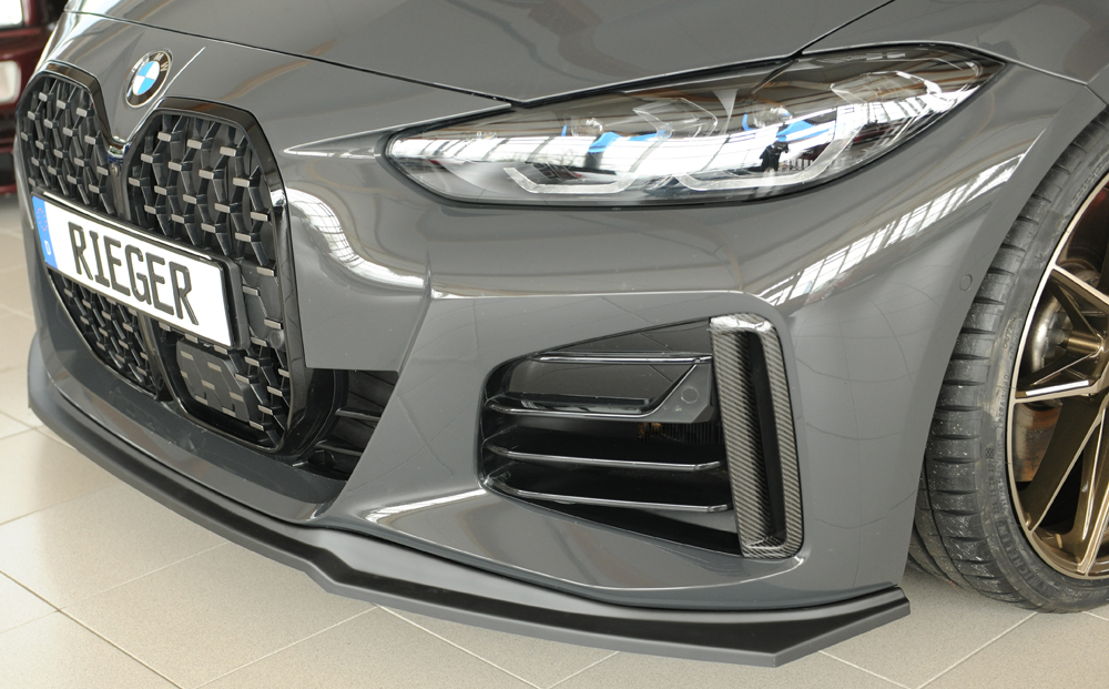 Rieger bmw 4 series gran coupe m-sport (g26) front splitter 7 Rieger bmw 4 series gran coupe m-sport (g26) front splitter - image 7