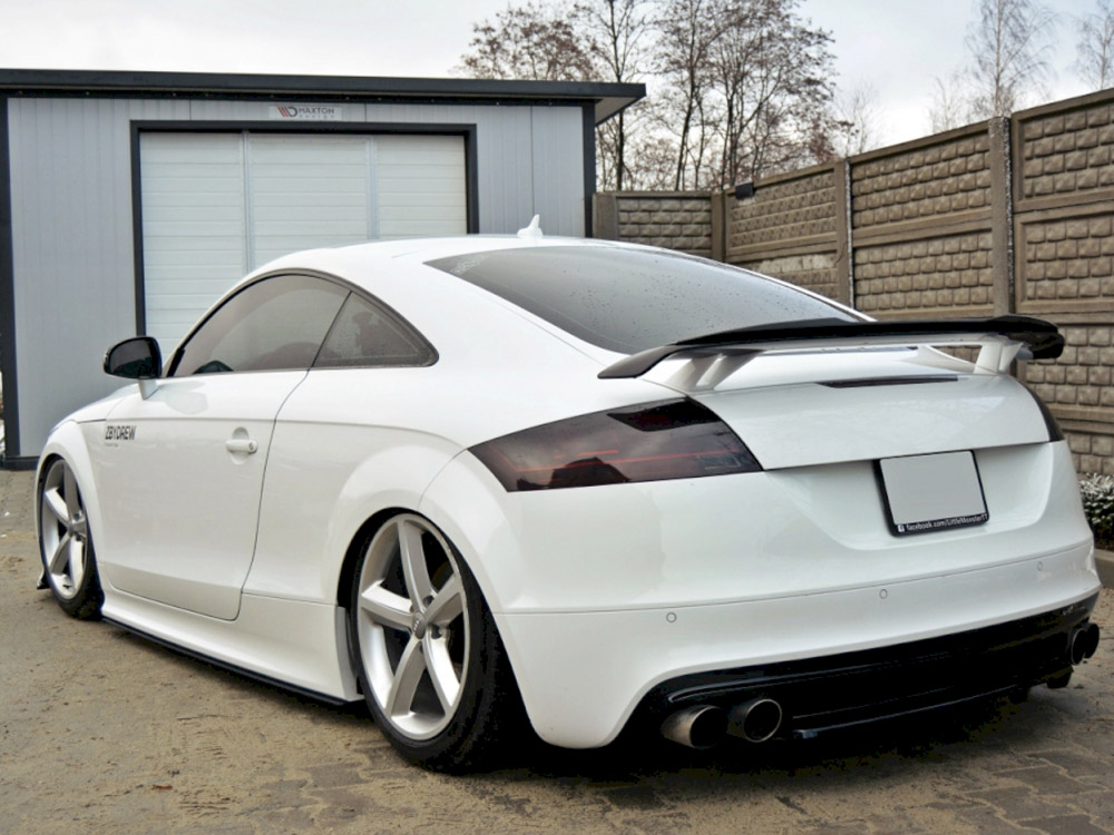 Maxton central rear splitter (vertical bars) audi tt s 8j 2 Maxton central rear splitter (vertical bars) audi tt s 8j - image 2