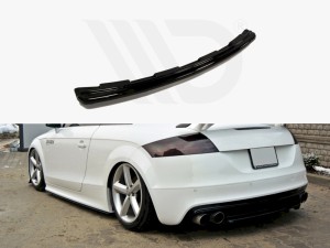 Maxton Central Rear Splitter (Vertical Bars) Audi TT S 8J