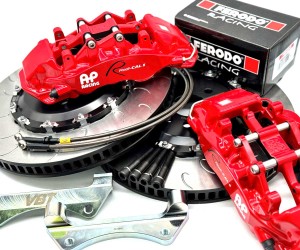 VBT Front Brake Kit 6 Piston AP Racing Calipers with 390x34mm 2-Piece Discs