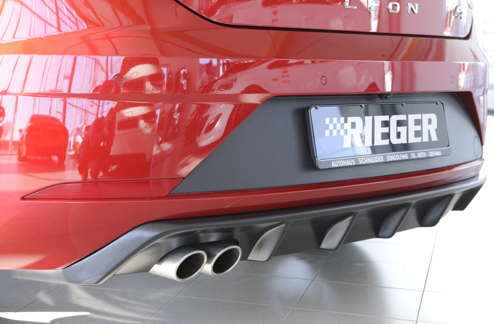 Rieger seat leon fr (5f) facelift rear diffuser 1 Rieger seat leon fr (5f) facelift rear diffuser