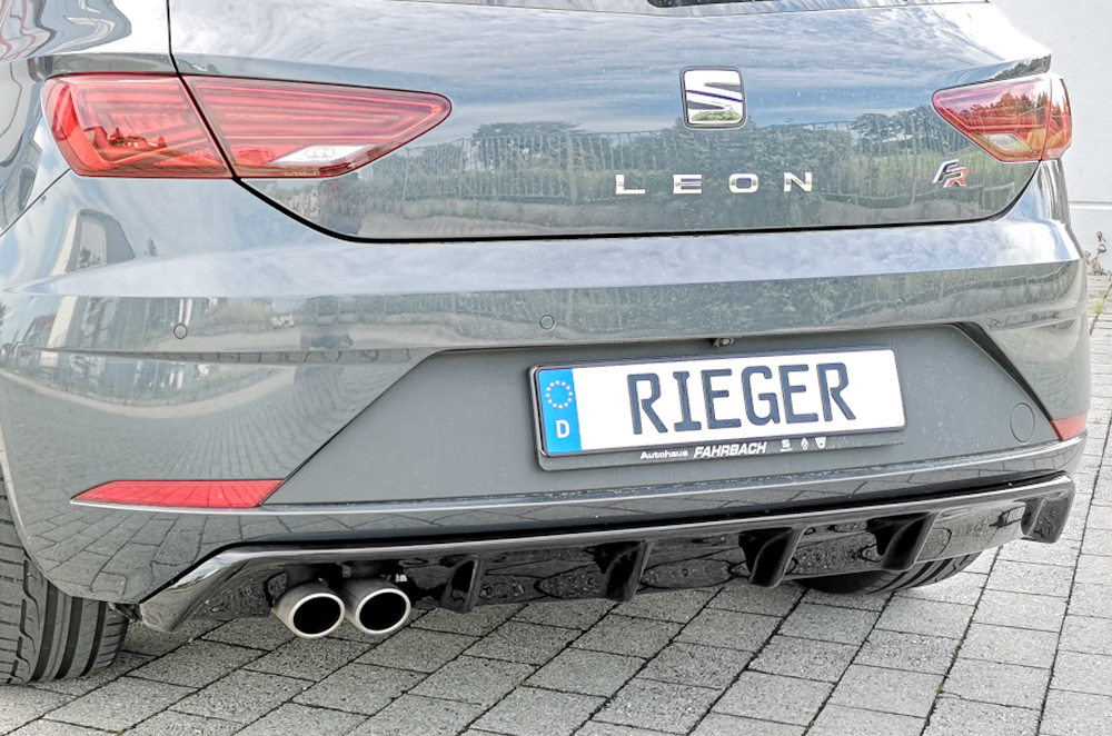 Rieger seat leon fr (5f) facelift rear diffuser 6 Rieger seat leon fr (5f) facelift rear diffuser - image 6