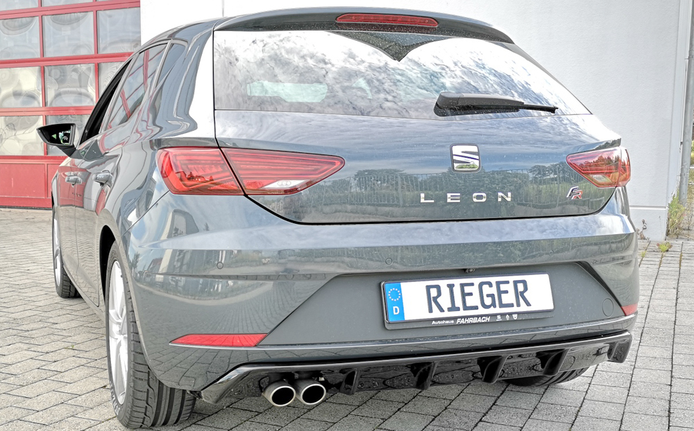 Rieger seat leon fr (5f) facelift rear diffuser 3 Rieger seat leon fr (5f) facelift rear diffuser - image 3