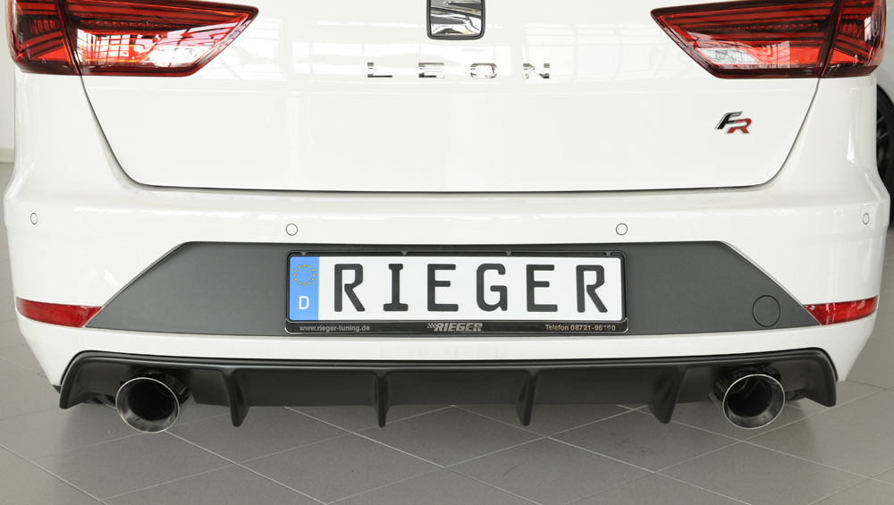 Rieger seat leon st fr (5f) facelift dual exit rear diffuser 12 Rieger seat leon st fr (5f) facelift dual exit rear diffuser - image 12