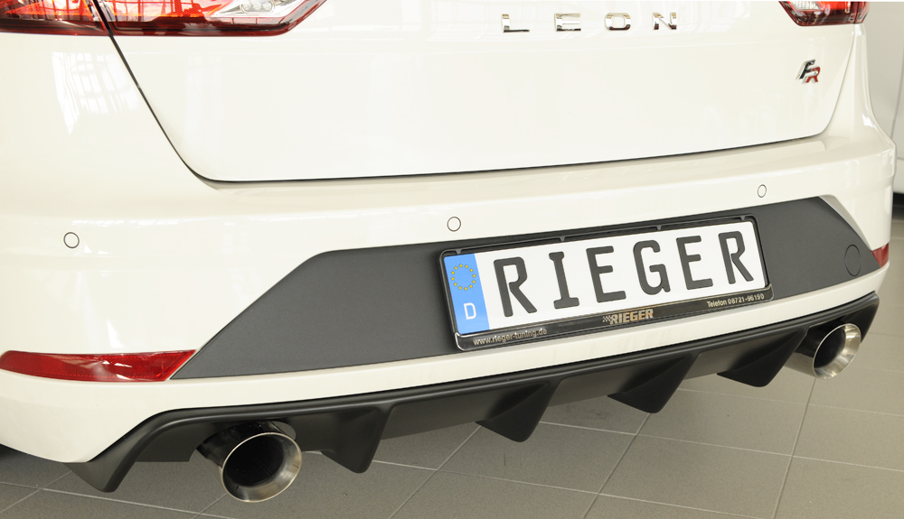 Rieger seat leon st fr (5f) facelift dual exit rear diffuser 8 Rieger seat leon st fr (5f) facelift dual exit rear diffuser - image 8