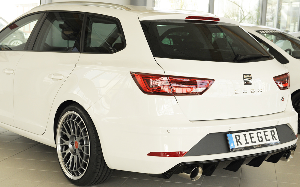 Rieger seat leon st fr (5f) facelift dual exit rear diffuser 6 Rieger seat leon st fr (5f) facelift dual exit rear diffuser - image 6