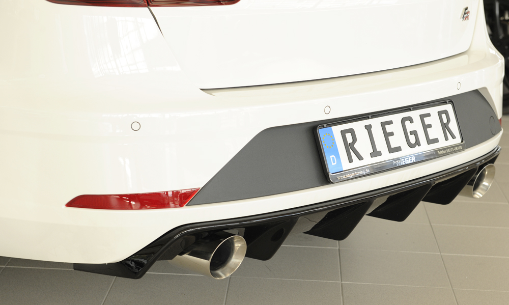 Rieger seat leon st fr (5f) facelift dual exit rear diffuser 2 Rieger seat leon st fr (5f) facelift dual exit rear diffuser - image 2