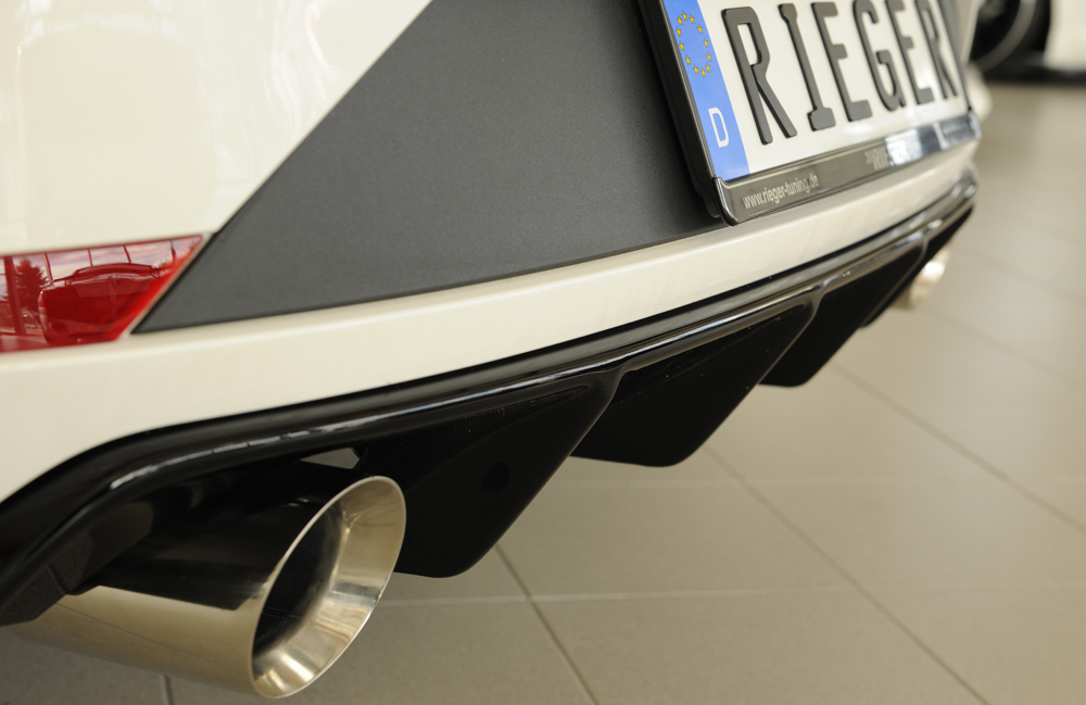 Rieger seat leon st fr (5f) facelift dual exit rear diffuser 4 Rieger seat leon st fr (5f) facelift dual exit rear diffuser - image 4