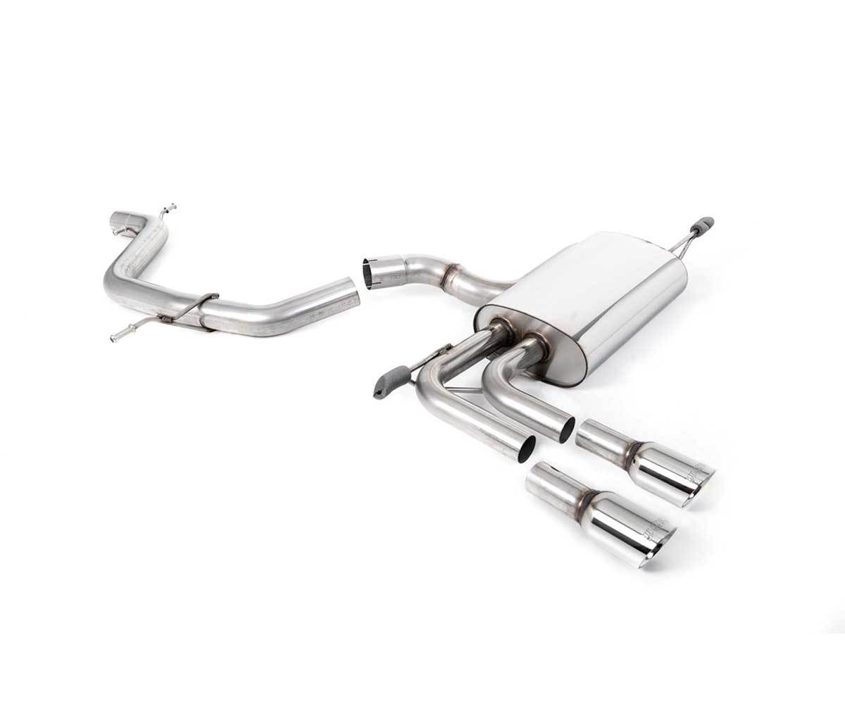 Milltek sport audi a3 8p sportback (2wd) cat-back exhaust system 1 Milltek sport audi a3 8p sportback (2wd) cat-back exhaust system