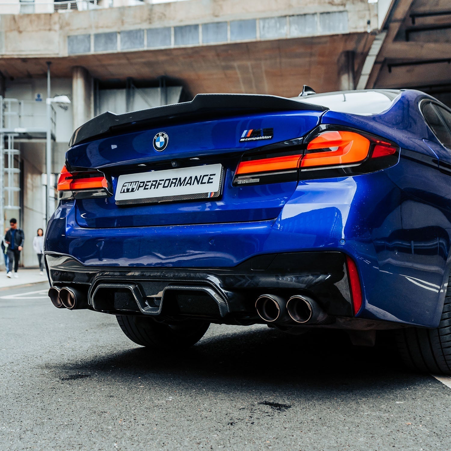 Mhc+ bmw f90 m5 lci pre preg carbon fibre cs style rear diffuser 2 Mhc+ bmw f90 m5 lci pre preg carbon fibre cs style rear diffuser - image 2