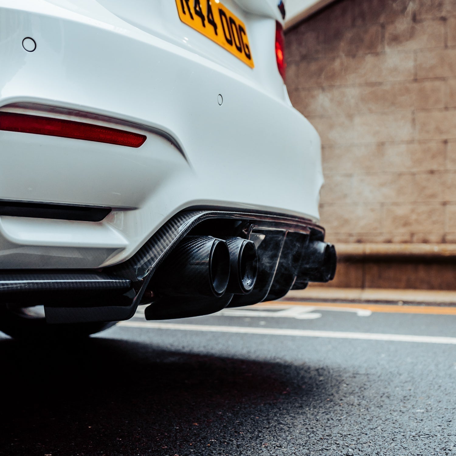 Mhc+ bmw f80 m3 & f82/f83 m4 pre preg carbon fibre aggressive 3 piece rear diffuser 2 Mhc+ bmw f80 m3 & f82/f83 m4 pre preg carbon fibre aggressive 3 piece rear diffuser - image 2